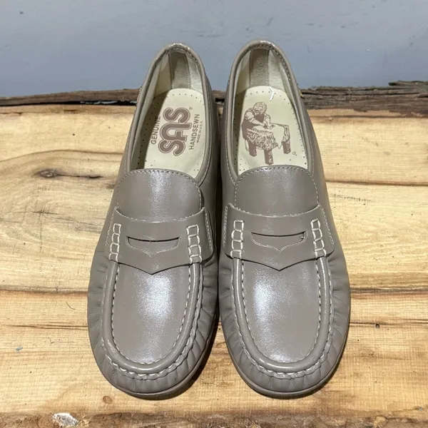 SAS 7W Timeless Mocha Leather Office Work‎ Teacher Comfy Everyday Fall Loafers - Image 5
