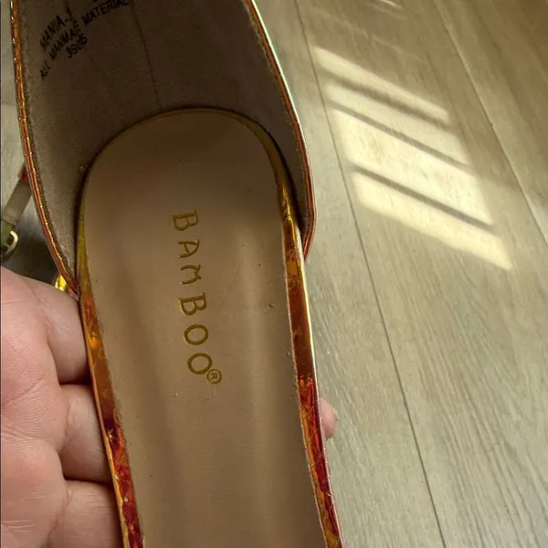 BAMBOO Multicolor Iridescent Heels - Image 2