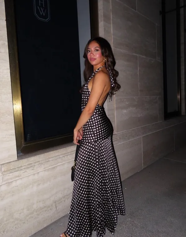 Zara ZW collection halter polkadot dress - Image 2