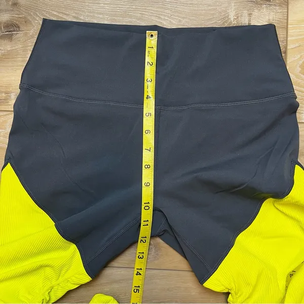 Zyia Active Neon Yellow Parallel Luxe Hi-Rise 7/8 24 Inch Leggings. Size… - Image 8