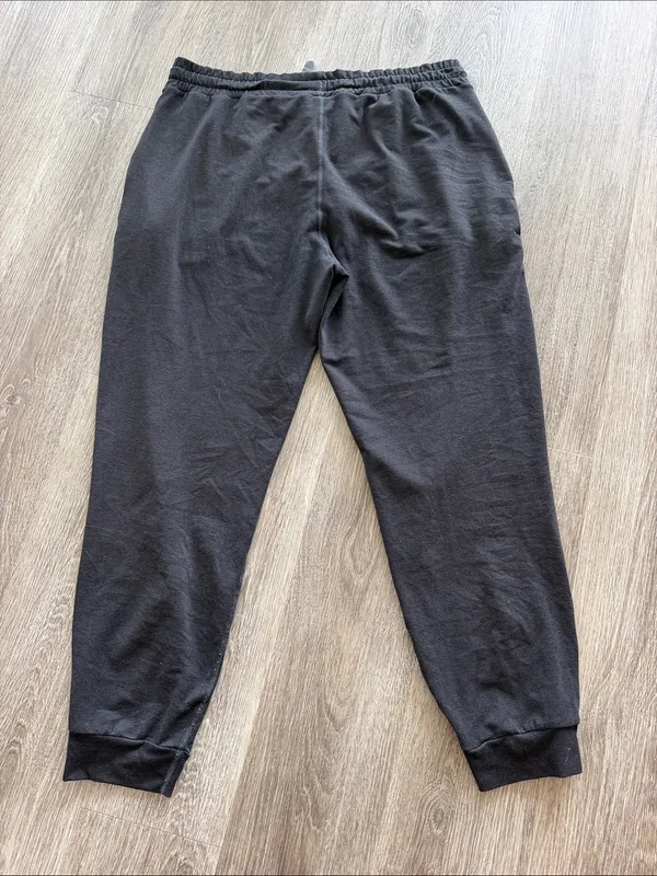 Vuori performance joggers tapered leg pants black heather medium - Image 8