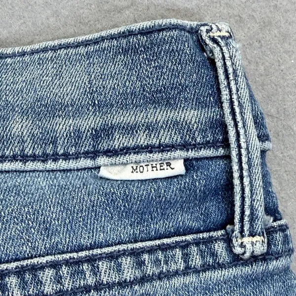 Mother‎ Denim High Rise Straight Leg Blue Jeans Medium Wash Size 28 USA Made - Image 13