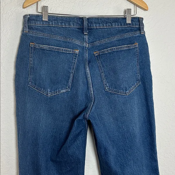 Abercrombie & Fitch Blue Vintage Flare High Rise Jeans Size 31 / 12 Y2K Classic - Image 5