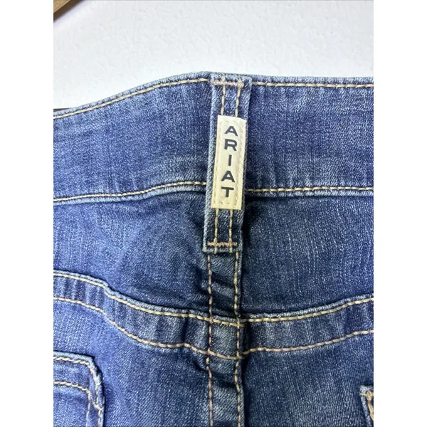 Ariat irvine Jeans Womens 22 Denim Mid Rise Boot Cut western plus Country NWT - Image 8