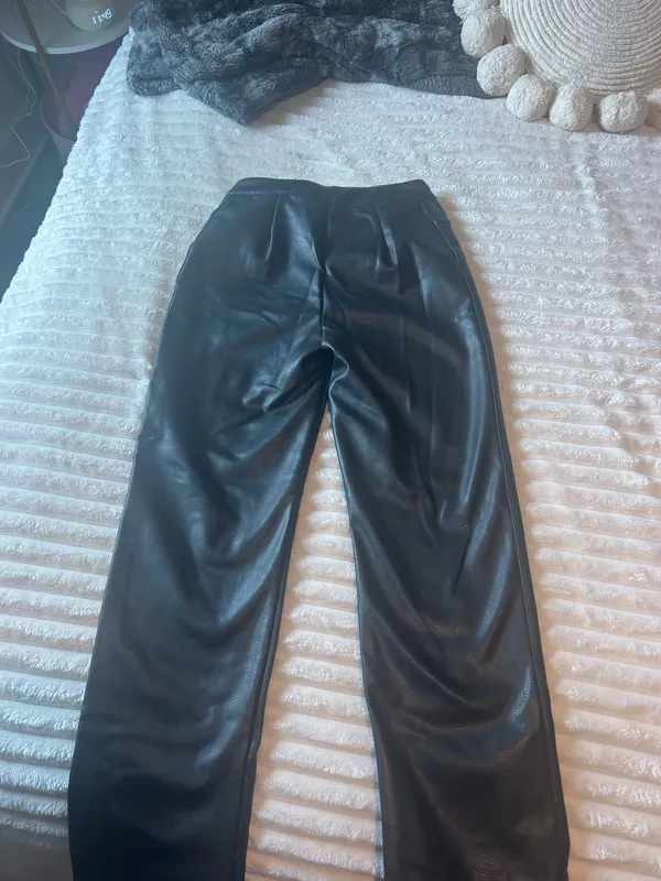 Princess Polly Leather Pants - Image 4