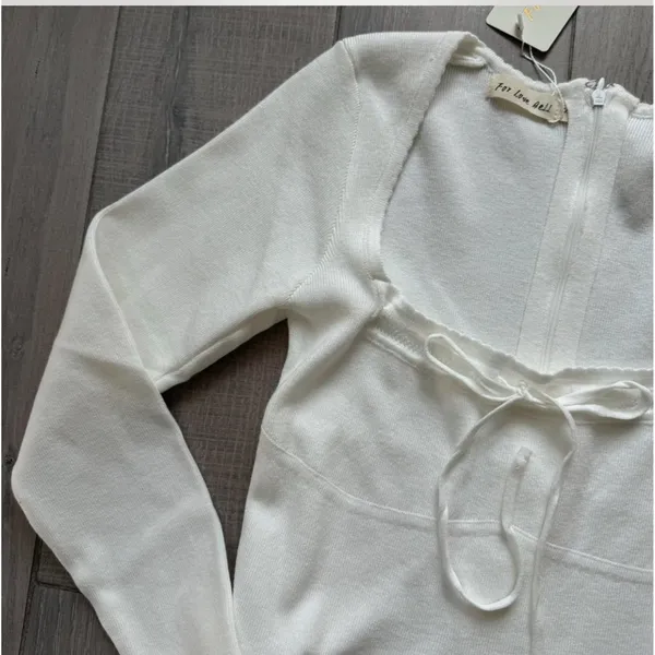 For Love & Lemons white coquette dress - Image 2