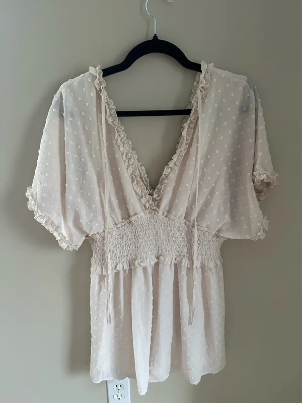 White Romper She & Sky - Image 2