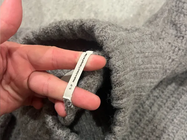 Urban Outfitters Soft Gray Chunky Knit Sweater - Image 4
