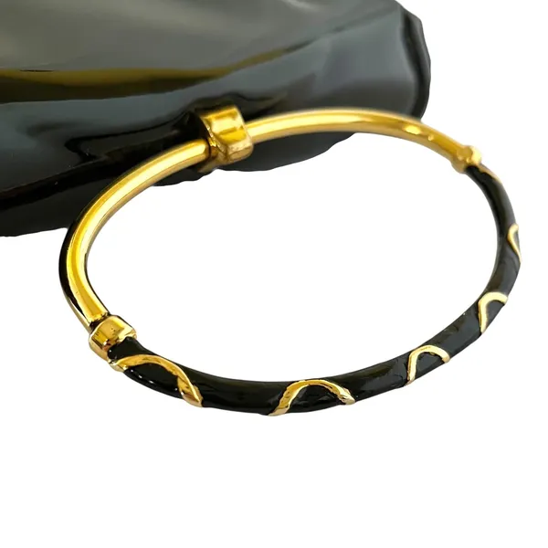 Vintage Morris Moskowitz MM Black Patent Leather Ring Handle Evening Bag Handbag - Image 8