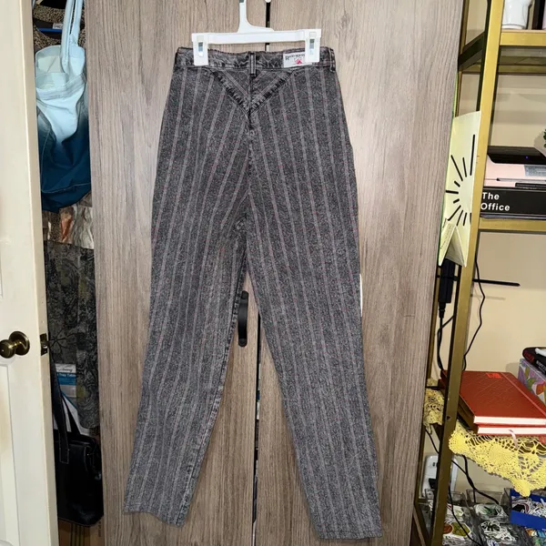 Rocky Mountain Western Bareback Jeans Acid Wash Striped High Rise *Altered Waist - Image 4
