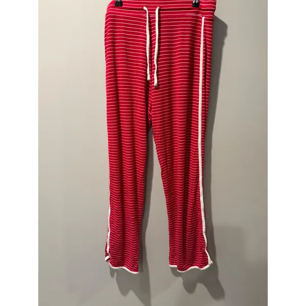 Vineyard Vines Red White Striped Lounge Pants pajama‎ pants Size small - Image 4