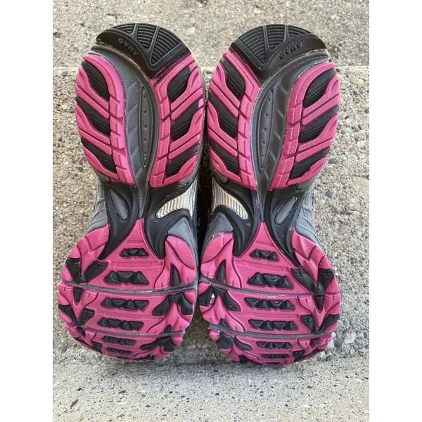 Asics Gel-Venture‎ 4 T383N Womens Size 6.5 Trail Running Shoes Black Pink - Image 4
