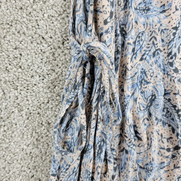 Don't Ask Why Tank Top Womens S Paisley Side Tied Closure Boat Neck Sleeveless‎ - Image 9