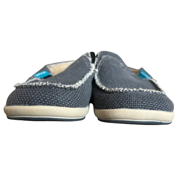NEW Walk hero Comfort and Support Women's Canvas Slip on Clogs Mules Sz 7 Gray - Image 3