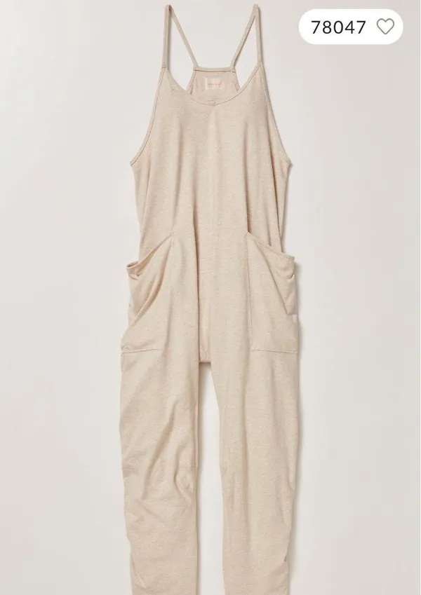 Free People Oatmeal Heather Hot Shot Onesie - Image 2