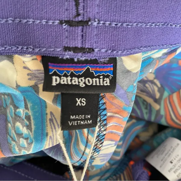 Patagonia NWTS Baggies 5 Inch Inseam Shorts Joy Pitch Blue size XS - Image 7