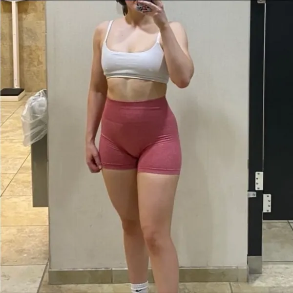Amazon QQQ seamless gym biker shorts - Image 3