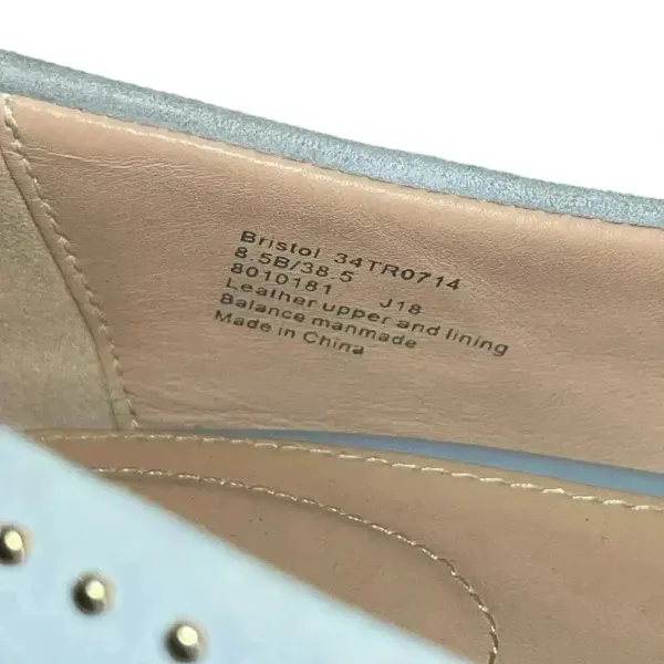 Taryn Rose‎ Bristol Studded Suede Twee Classy Comfort Loafers 8.5 - Image 6