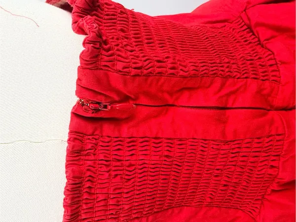 Maeve by Anthropologie Twist Halter Tie-Neck Mini Dress in red size small - Image 7