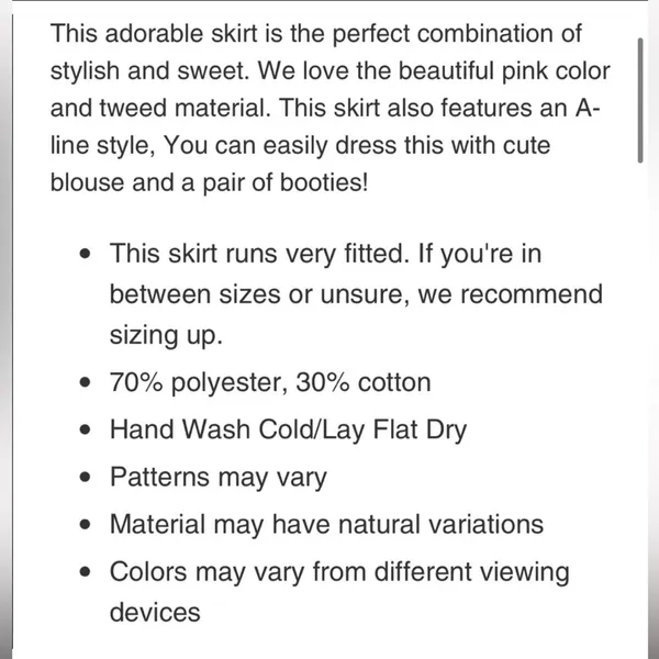 Pink Lily Pink Pencil Mini Skirt - Small Brand new without tags - Image 7