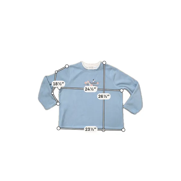 Vintage 90s Bonnie Evans Petites Bird Embroidered Double Collar Fleece Petite M - Image 4