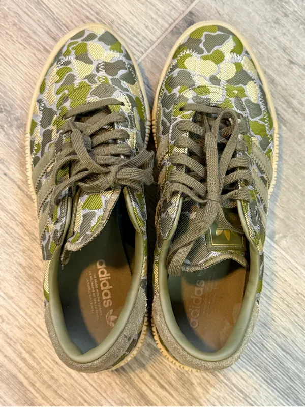 Adidas Originals Sambarose Olive Camo Women's Athletic Shoes Size 7 Camo - Image 4