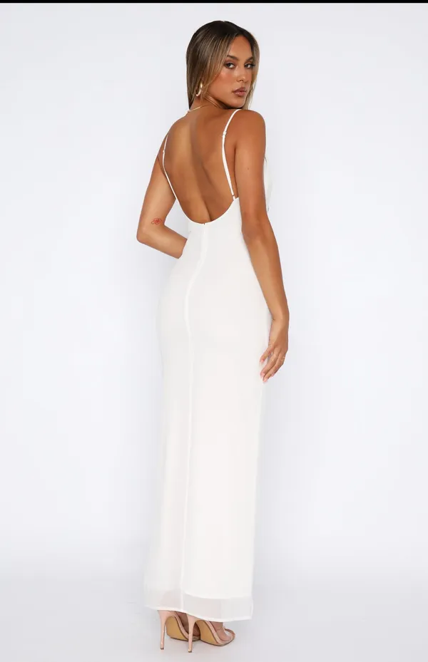 White Fox Maxi Dress - Image 2