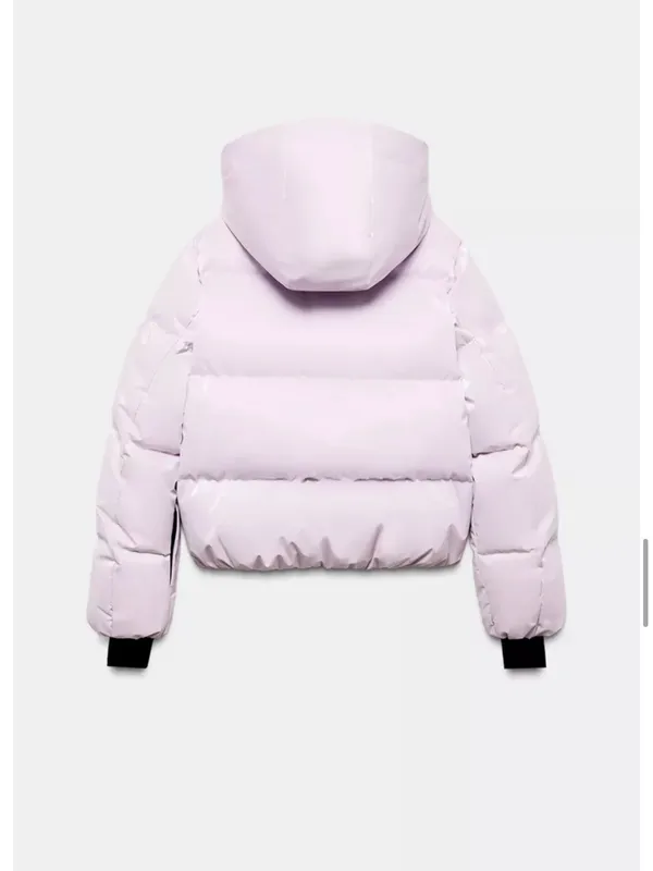 Zara 80% DOWN 20% FEATHER WATER RESISTANT WINDPROOF PUFFER ANORAK‎ RECCO® - Image 6