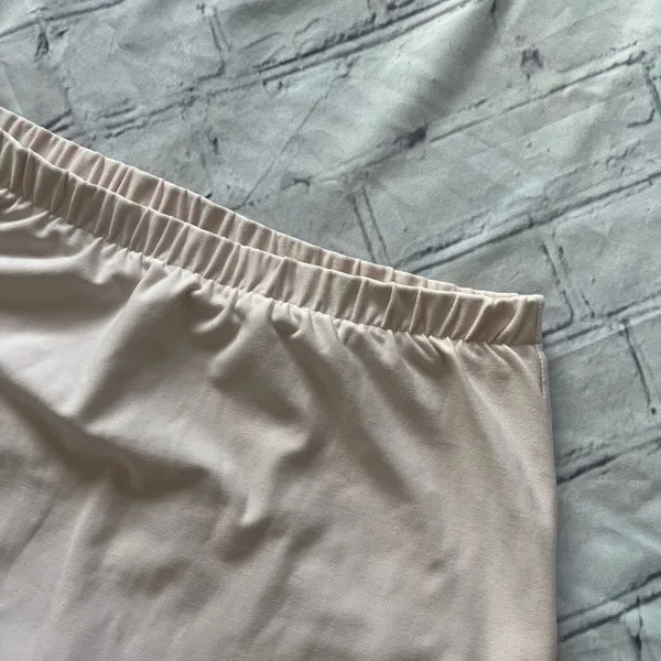 Nike Dri-FIT Peach Beige Tennis Mini Skirt Women’s Small Elastic Waist Athletic - Image 4