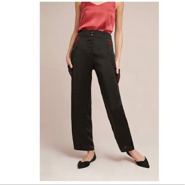 NWT Anthro Raga HTF RARE Beaded Pants - Image 3