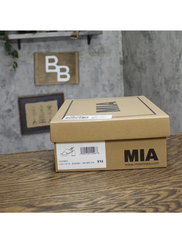 NWT Mia Womens Eudora Platform Heels Studded GS1754706 Chocolate Brown 8M - Image 13