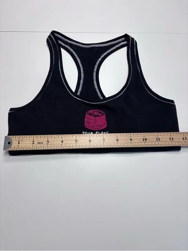 Gymshark Your Plate or Mine Bralette Black S NWOT - Image 6