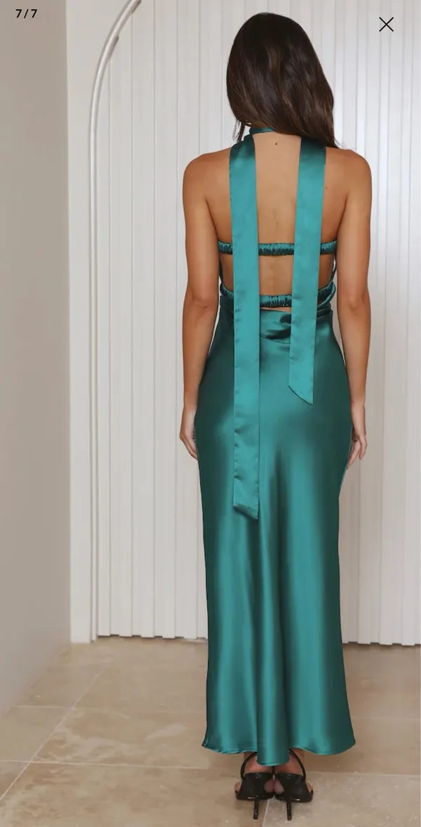 Hello Molly Satin Dress - Image 3