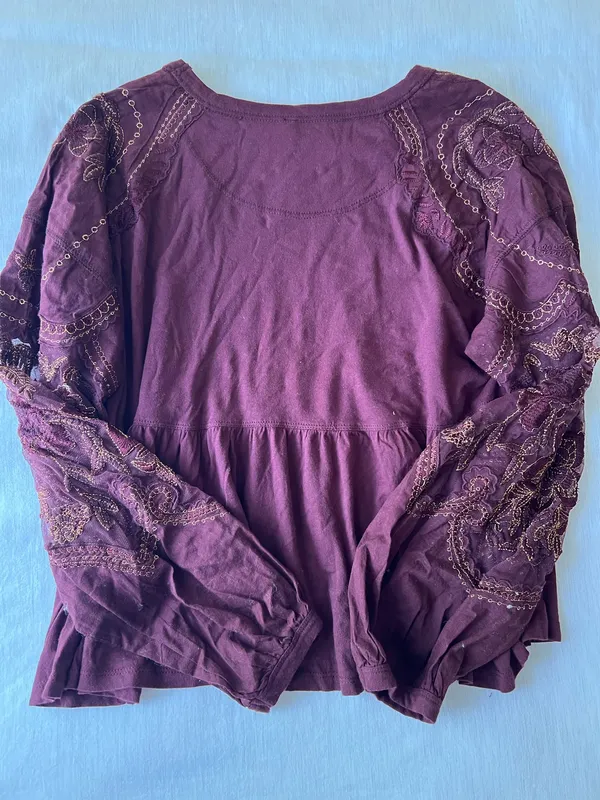 Free People Embroidered Top - Image 5