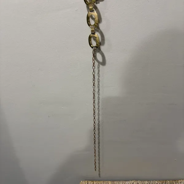 NEW Noir belt Chain‎ Gold Ovals Size XL - Image 4