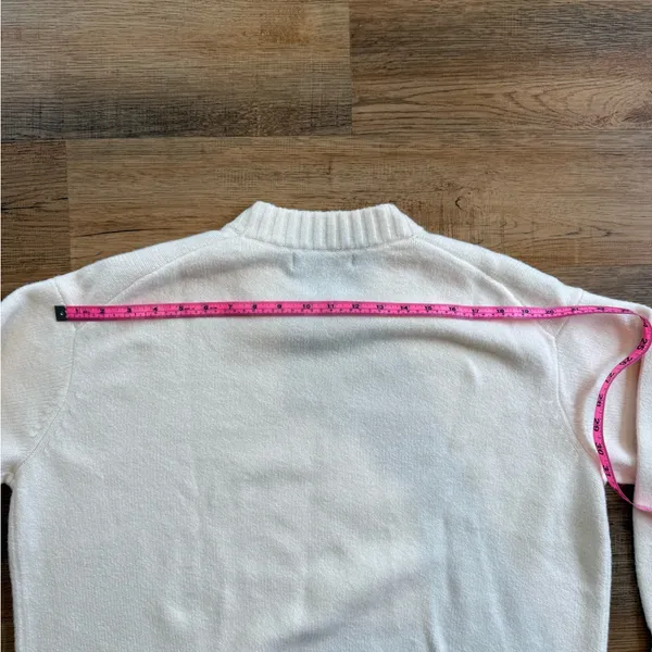 LOFT Women’s size xs Cream Crewneck Sweater soft and cozy - Image 9
