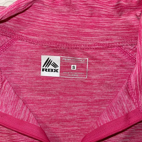 Quarter Zip Pullover Pink - Image 4