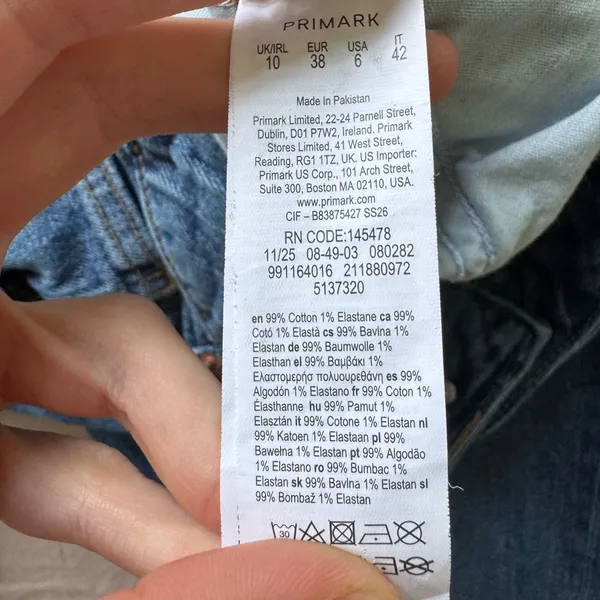 Primark Classic Straight Leg Jeans - Image 5