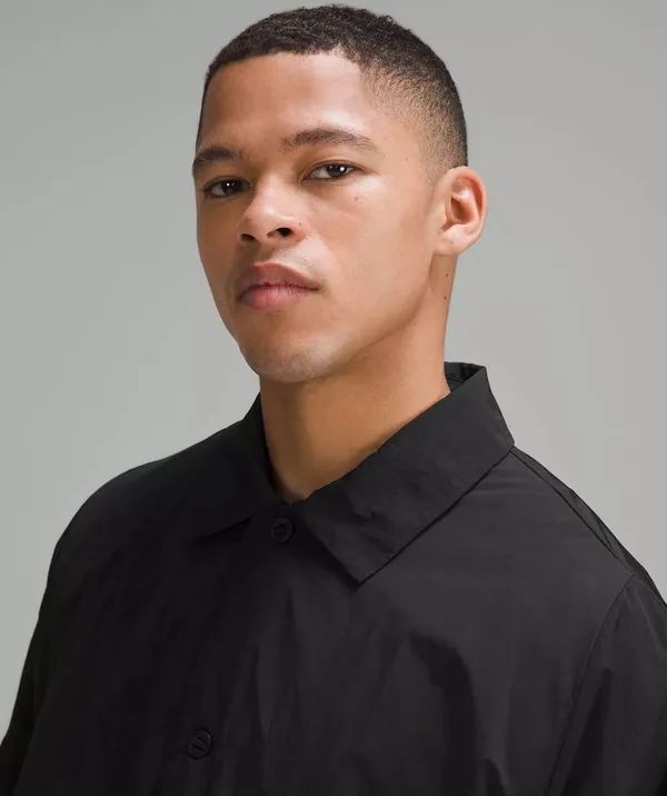 LAB Oversized Long Coat Jacket Black BLK Men's Size M NWT - Image 5