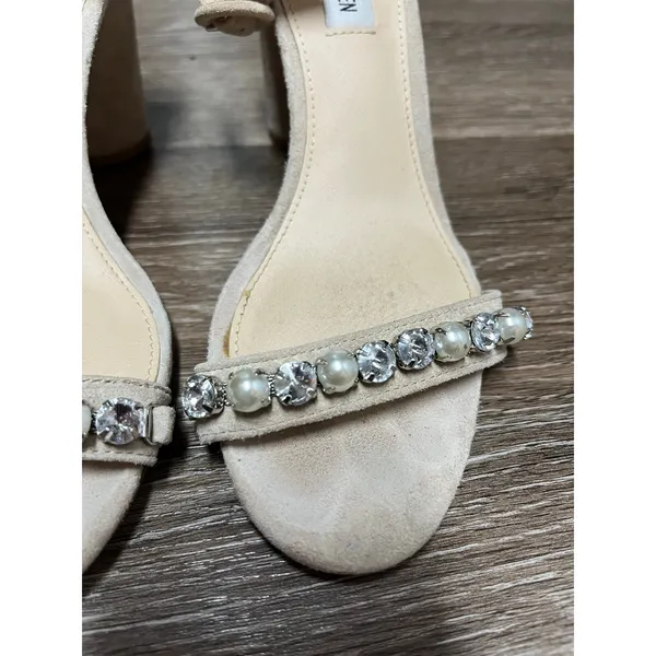 Steve Madden Sparkles Cylindrical Heeled Sandals Size 7.5 - Image 5