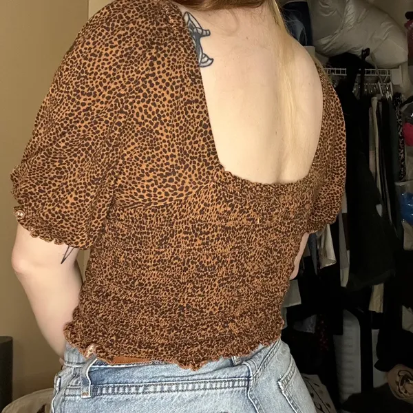 Urban Outfitters Boho Ruched Top - Image 2