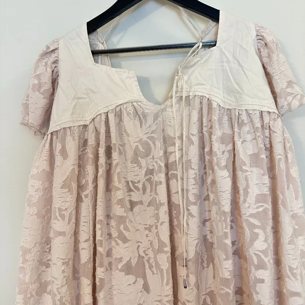 FREE PEOPLE Sunrise To Sunset Top in Champagne Dream Size Medium - Image 7