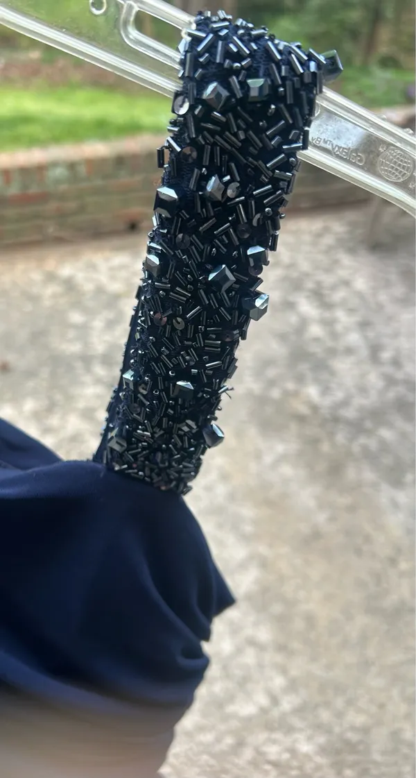 Adrianna Papell jewel encrusted gown dress - Image 3