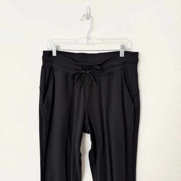[Lululemon] Black On Track Jogger Pants Full Length High Rise Comfortable Sz 10 - Image 9