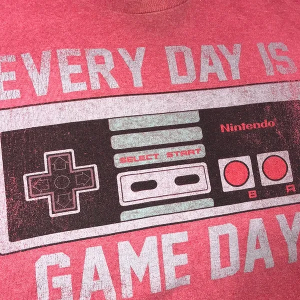 NINTENDO Every day is game day large gamer tee - Image 8