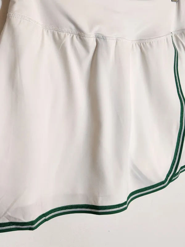 Crane White and Green Athleisure Skort NWT Size Small Flaw - Image 2