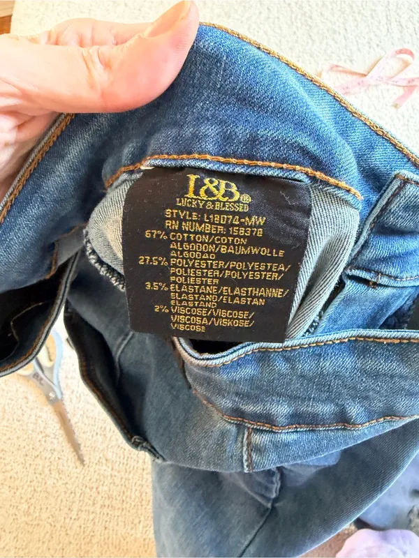 Lucky and Blessed Xtreme Flare Jeans 4 Distressed - Image 8