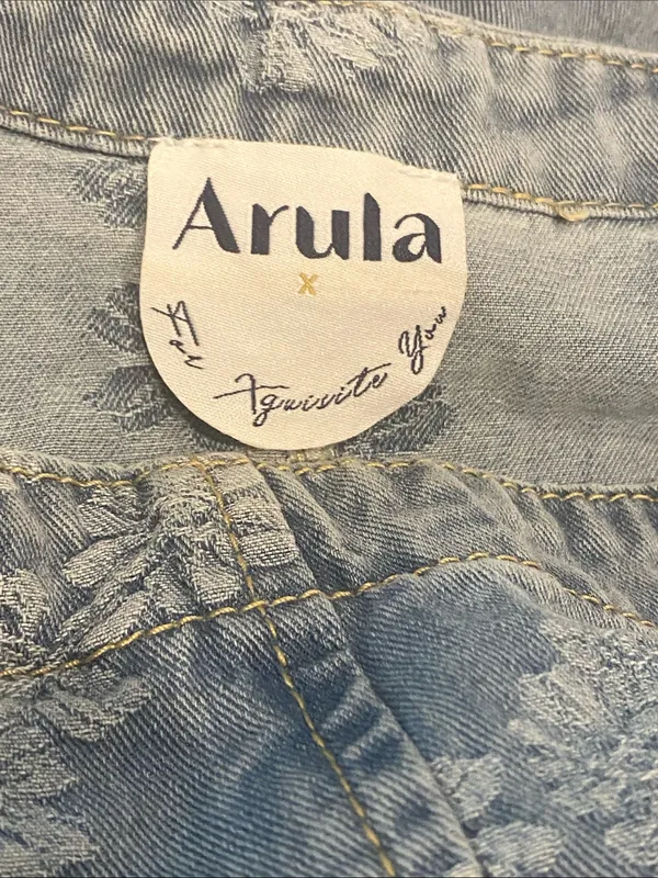 Arula Leighton Floral Denim Skirtall NWT 0X NWT - Image 3