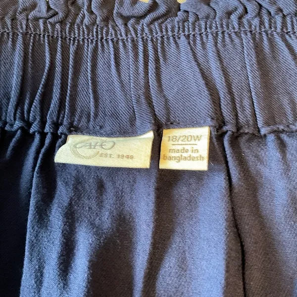 Cato Navy A-Line Skirt - Image 5