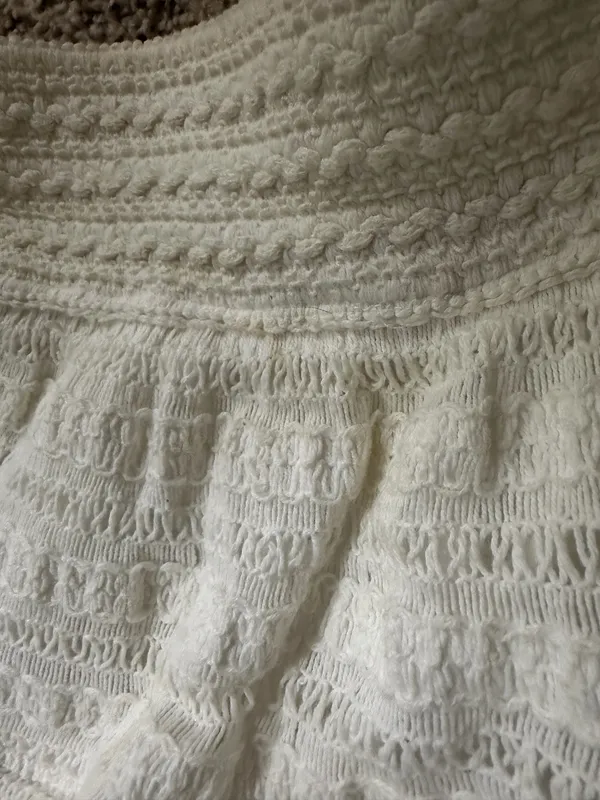 Aerie Skirt Ruffle White - Image 3